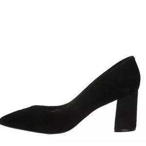 Marc Fisher Suede Caitlin Pump - Black
